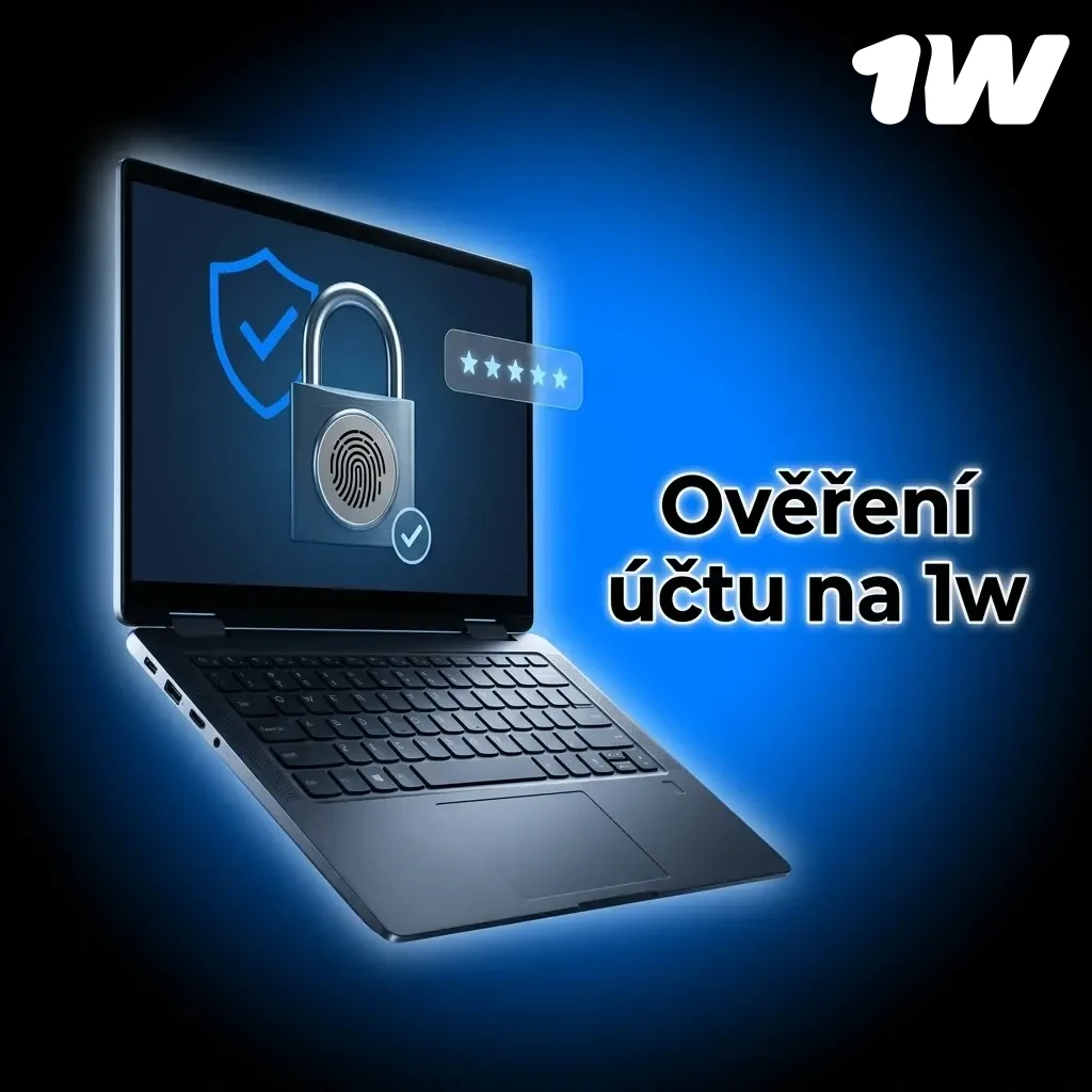 Ověření účtu na 1w – nahrajte doklad totožnosti a adresu pro rychlou verifikaci do 24 hodin.