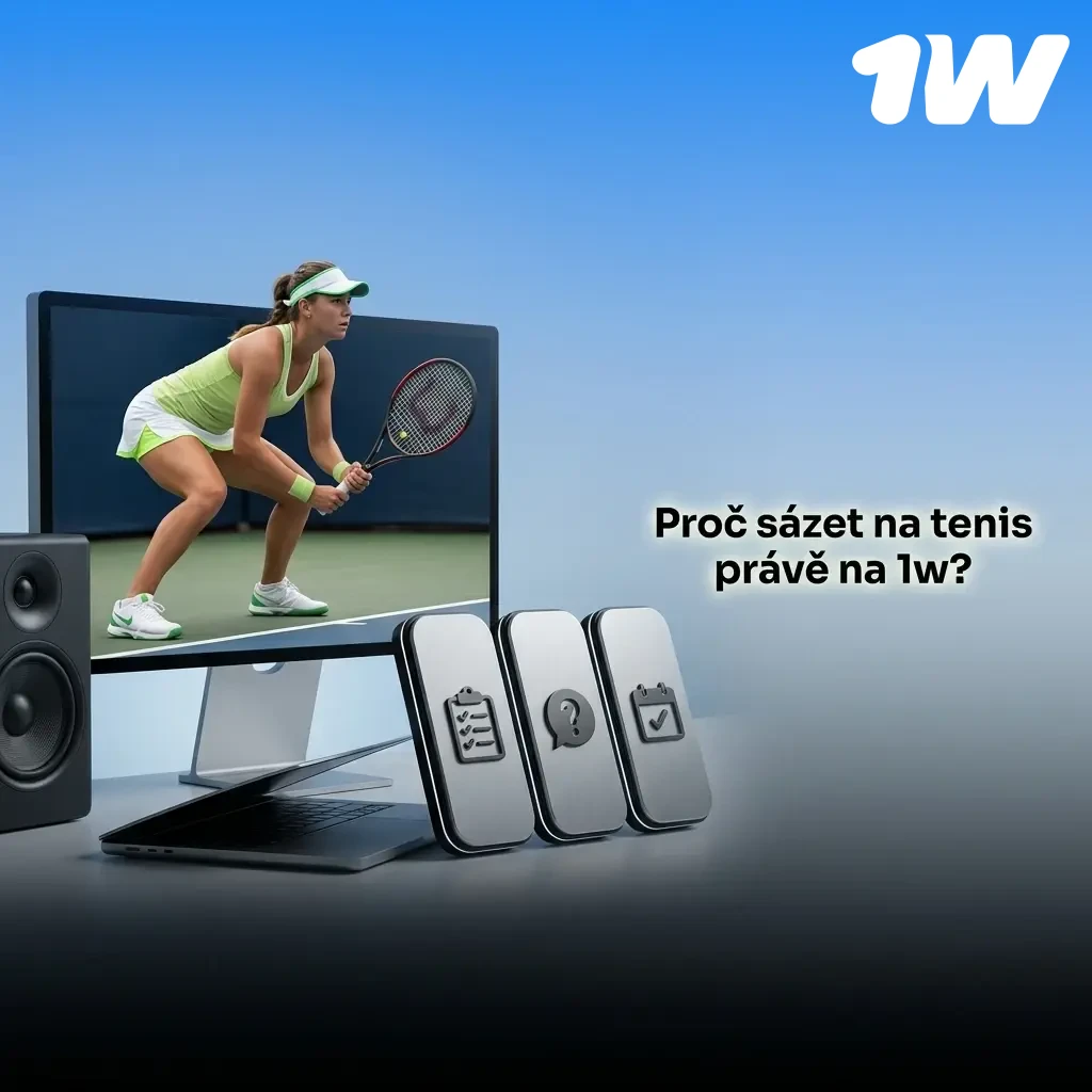 Důvody pro tenisové sázení na 1w – turnaje, kurzy, živé sázení a mobilní přístup