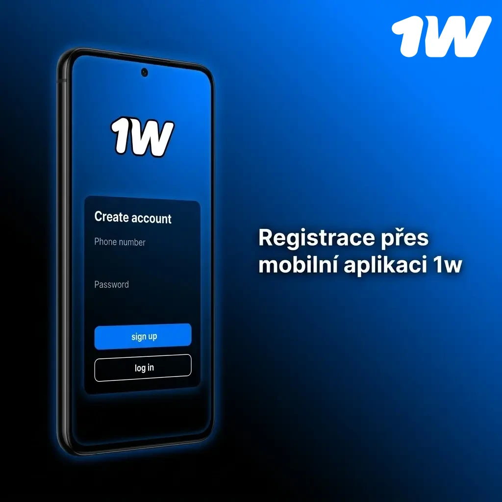 Registrace v mobilní aplikaci 1w na Android a iOS – stažení, instalace a vytvoření účtu
