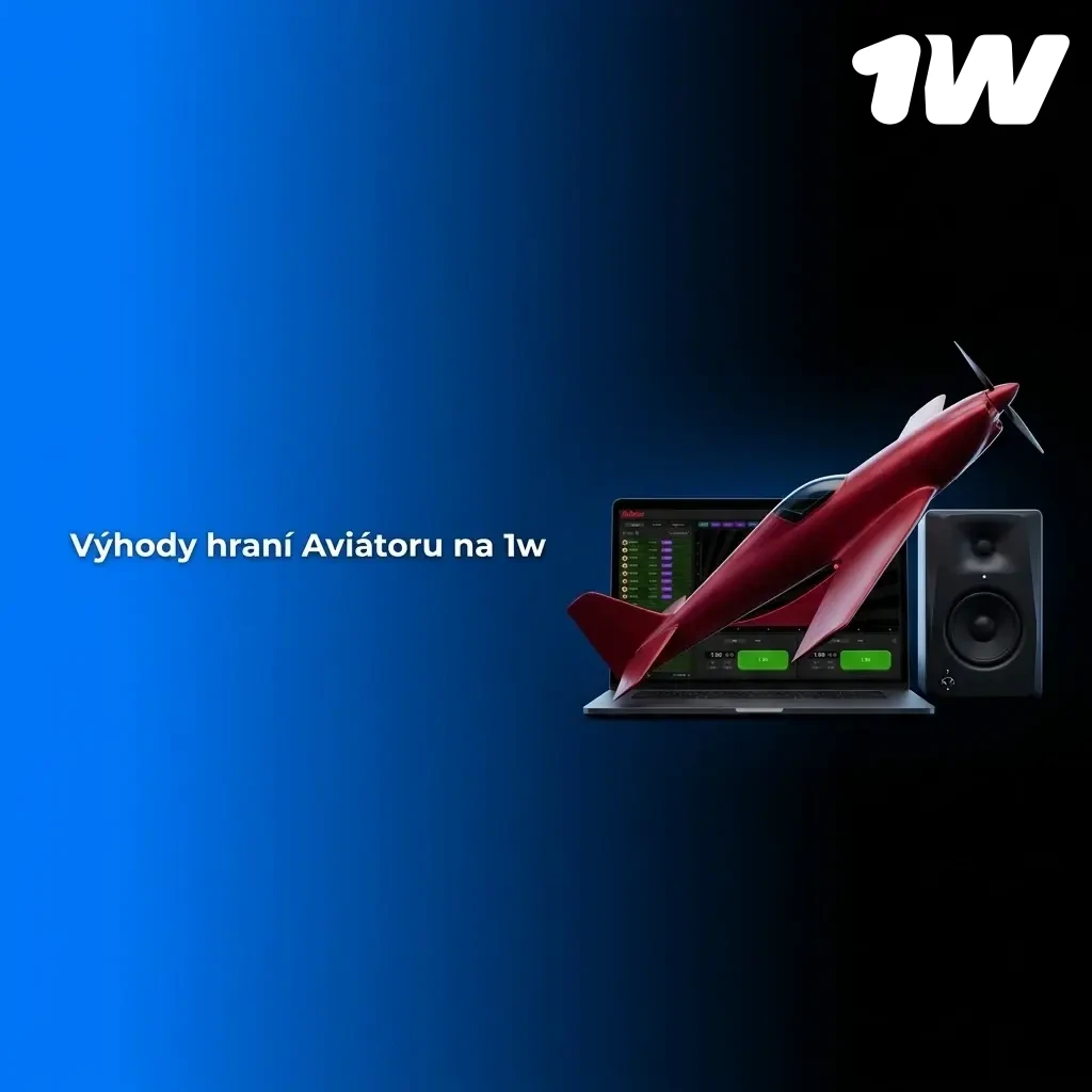 Výhody hraní Aviátoru na platformě 1w pro české hráče – bonus, RTP 97 % a mobilní přístup